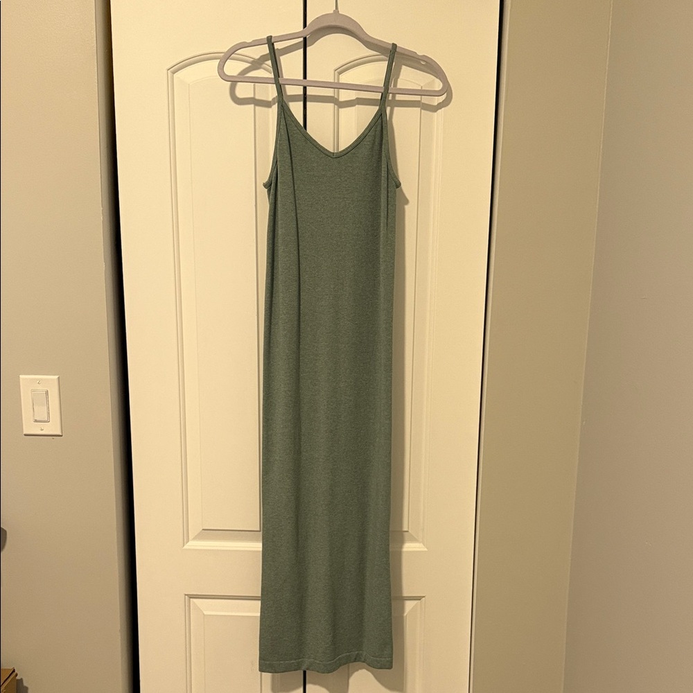 Fabletics Teal Ribbed Knit Top